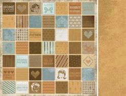 Alternative view of Kaisercraft Homemade Collection Scrapbook Paper - Friendly Family