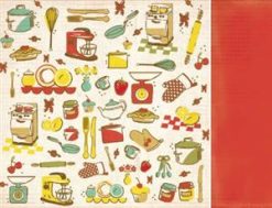 Alternative view of Kaisercraft Nan's Favourite 12x12 Scrapbook Paper - Shortbread