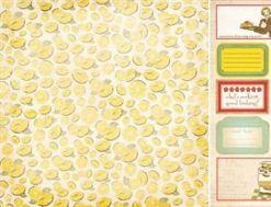 Alternative view of Kaisercraft Nan's Favourite 12x12 Scrapbook Paper - Lemon Slice