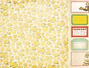 Kaisercraft Nan's Favourite 12x12 Scrapbook Paper - Lemon Slice - Image 2