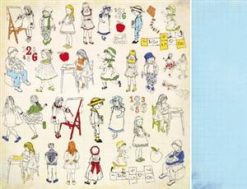 Alternative view of Kaisercraft Class of 87' 12x12 Scrapbook Paper - Assembly
