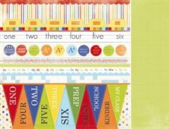 Alternative view of Kaisercraft Class of 87' 12x12 Scrapbook Paper - Sports Day