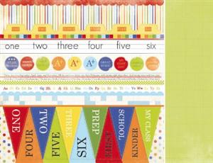 Kaisercraft Class of 87' 12x12 Scrapbook Paper - Sports Day - Image 2