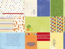 Alternative view of Kaisercraft Class of 87' 12x12 Scrapbook Paper - Excursion
