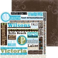 Been There Done That Double Sided Patterned Papers - Vic Titles