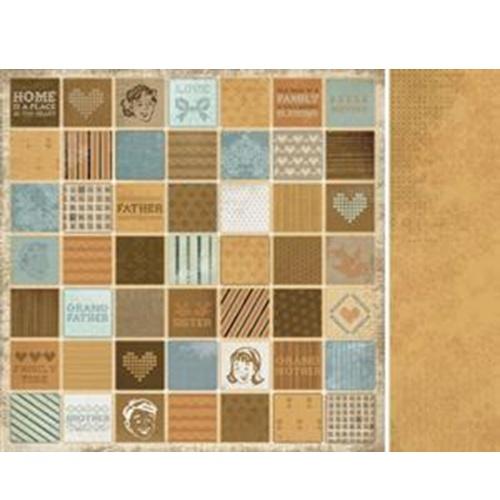 Kaisercraft Homemade Collection Scrapbook Paper - Friendly Family
