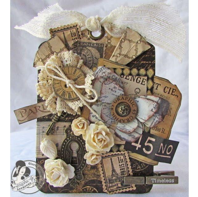 Graphic 45 Staples Collection -Envelope Tags - Image 2