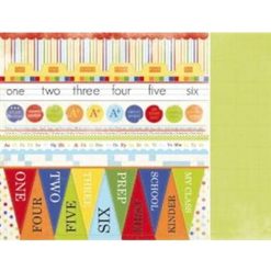 Kaisercraft Class of 87' 12x12 Scrapbook Paper - Sports Day