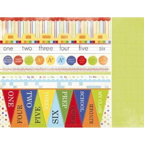 Kaisercraft Class of 87' 12x12 Scrapbook Paper - Sports Day