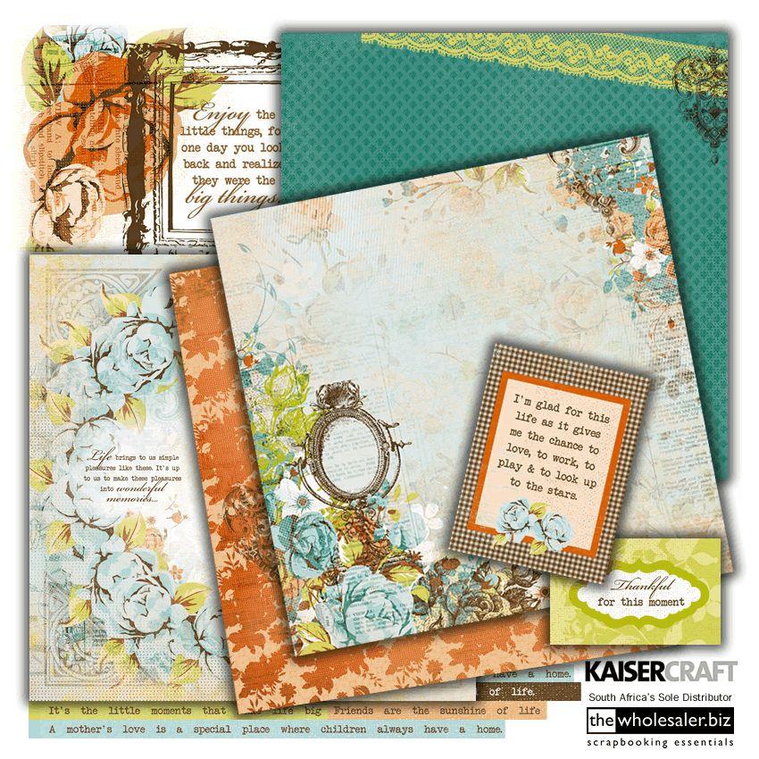 Kaisercraft Marigold 12x12 Scrapbook Paper - Honey - Image 3