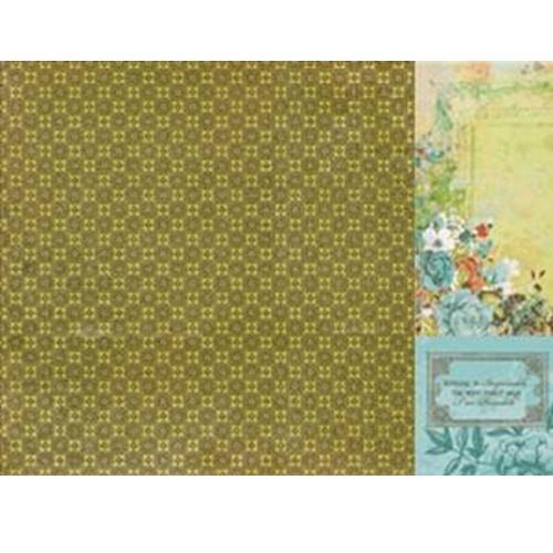 Kaisercraft Marigold 12x12 Scrapbook Paper - Lemon - Image 2
