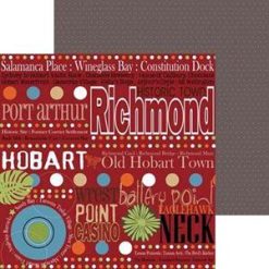 Been There Done That Double Sided Patterned Papers - Around Hobart