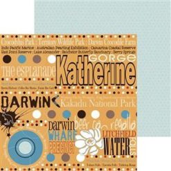 Been There Done That Double Sided Patterned Papers - Around Darwin