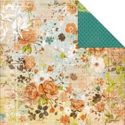 Kaisercraft Marigold 12x12 Scrapbook Paper - Amber