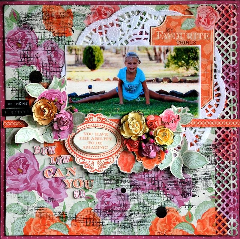 Kaisercraft Flora Delight 12x12 Scrapbook Paper Enchanting - Image 4