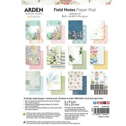 Arden Creative Studio Field Notes 6x8 Inch Paper Pad