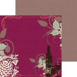 Been There Done That Double Sided Patterned Papers - Fine Wine
