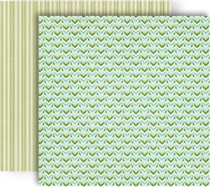 GCD Studios SPLENDOR Double-Sided Cardstock Sheet - Woven Chevron