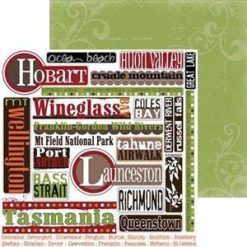Been There Done That Double Sided Patterned Papers - Tas Titles