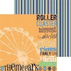 Been There Done That Double Sided Patterned Papers - Theme Park Heaven