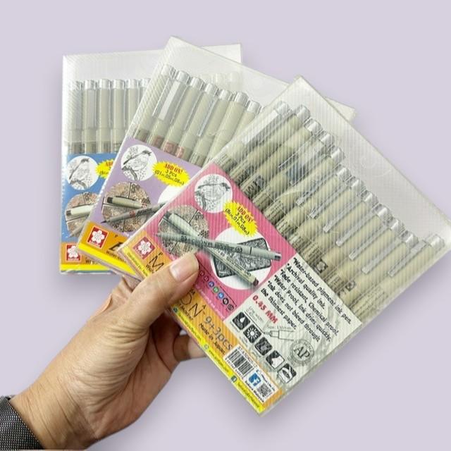 Sakura Pigma Micron Water Based Pigment Marker - Set of 12's