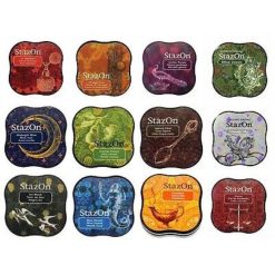 Tsukineko StazOn Fast Drying Solvent Midi Ink Pads
