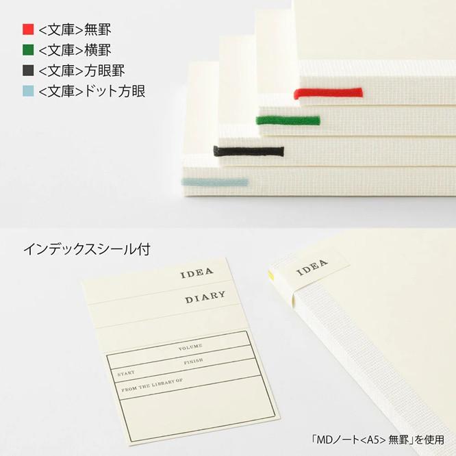 MD Notebook (Midori Notebook) A5 Blank, Line, Grid, Dot Grid, Cotton (Fountain Pen Friendly) - Image 4