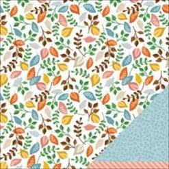 American Crafts AMY TANGERINE READY SET GO DOUBLE-SIDED CARDSTOCK - Afternoon Delight