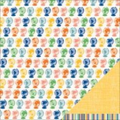 American Crafts AMY TANGERINE READY SET GO DOUBLE-SIDED CARDSTOCK - Globetrotter