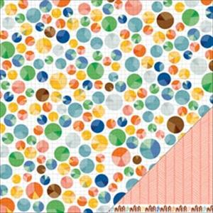 American Crafts AMY TANGERINE READY SET GO DOUBLE-SIDED CARDSTOCK - Summer On The Clock