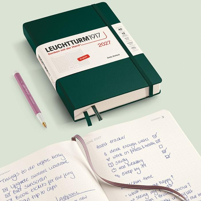 Leuchtturm 1917 A5 Daily Planner Dotted Edition - 2027 - Image 2