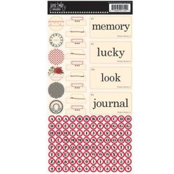 Jenni Bowlin Studio - Cardstock Stickers - Hodge Podge - Souvenir