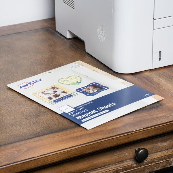 Avery Printable Magnet Sheets - 8.5"X11" 3/Pkg MATTE WHITE - Image 2