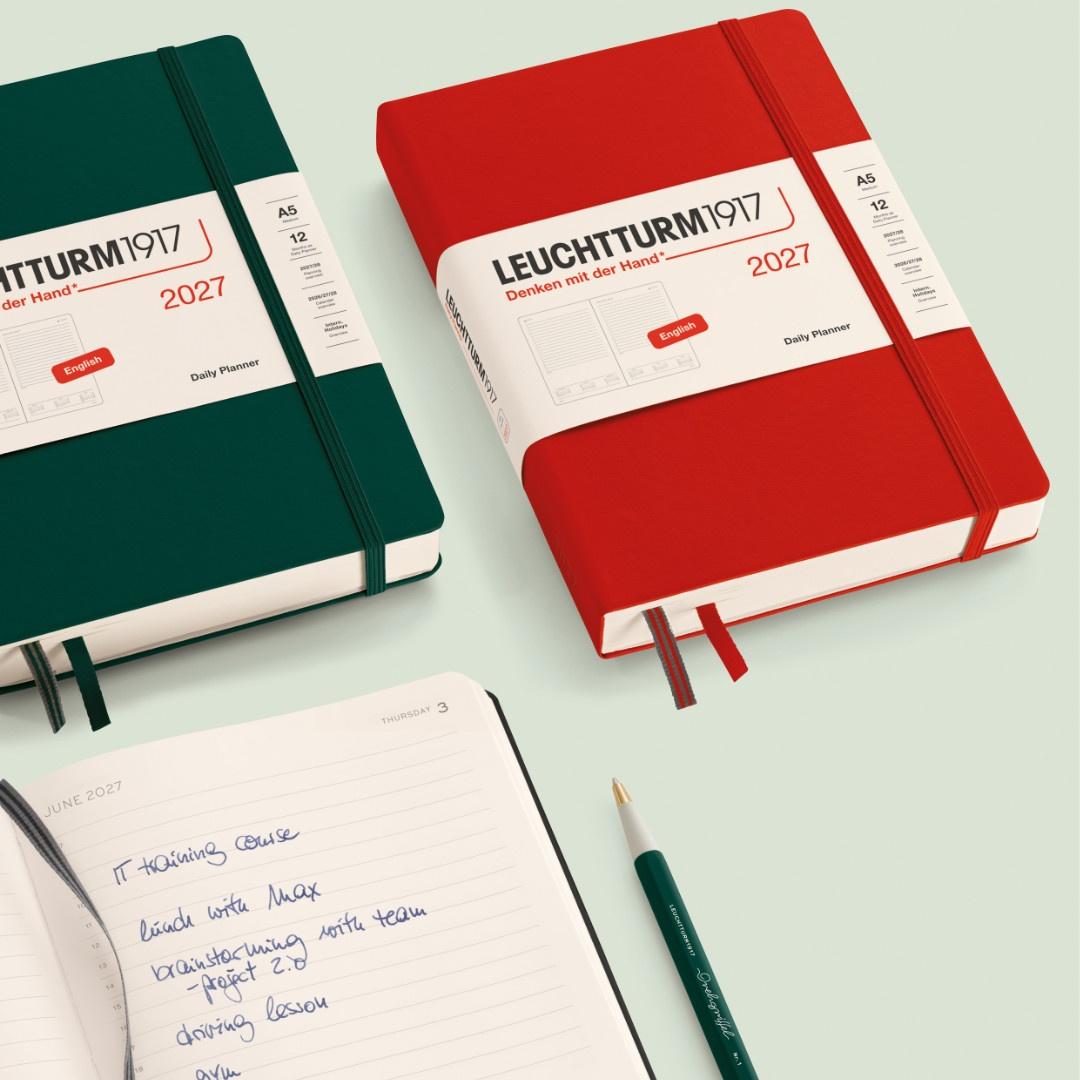 Leuchtturm 1917 A5 Daily Planner Dotted Edition - 2027 - Image 3