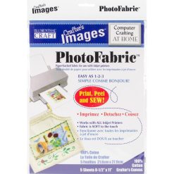 Blumenthal Crafter's Images PhotoFabric 8 1/2 x 11 in. Cotton Canvas 5 pc.