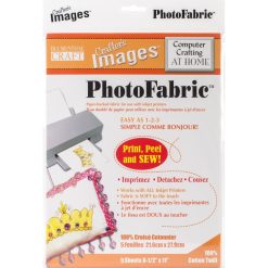 Blumenthal Crafter's Images PhotoFabric 8 1/2 x 11 in. Cotton Twill 5 pc.