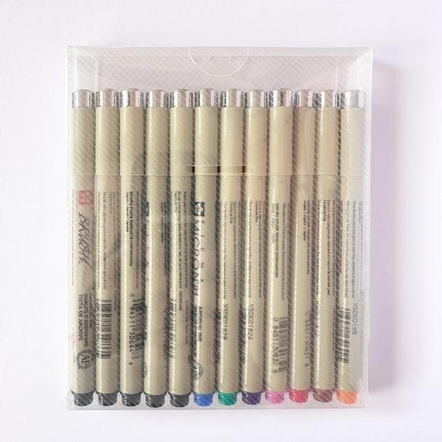 Sakura Pigma Micron Water Based Pigment Marker - Set of 12's - Image 4