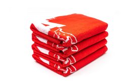 Alternative view of MONTANA BEACH TOWEL TYPO+LOGO - RED