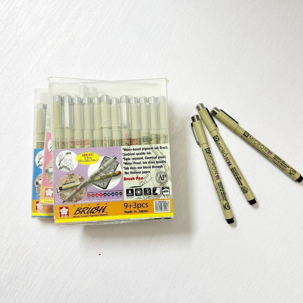 Sakura Pigma Micron Water Based Pigment Marker - Set of 12's - Image 8