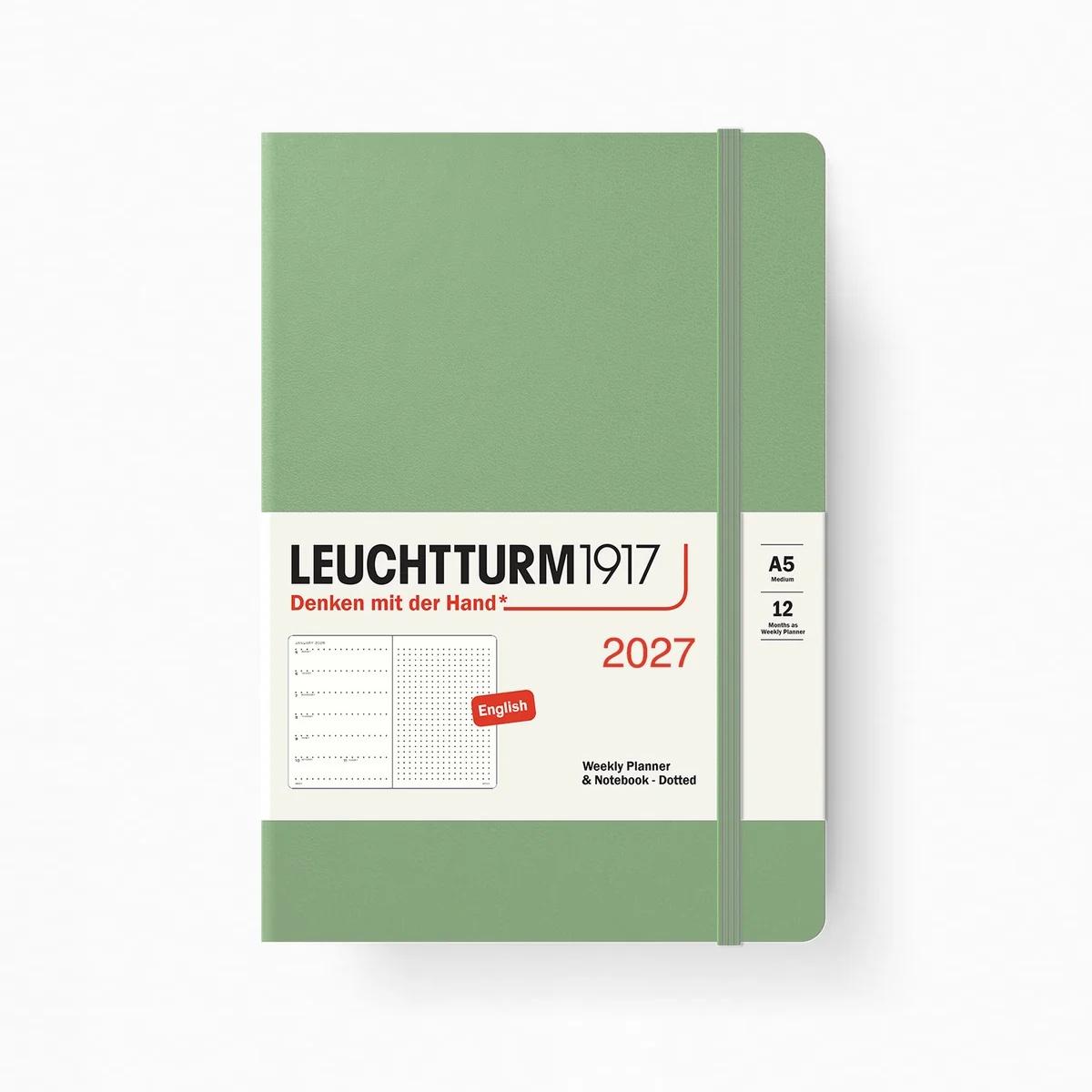 Leuchtturm 1917 Weekly Planner & Notebook A5 2027 (Dotted Edition) - Image 3