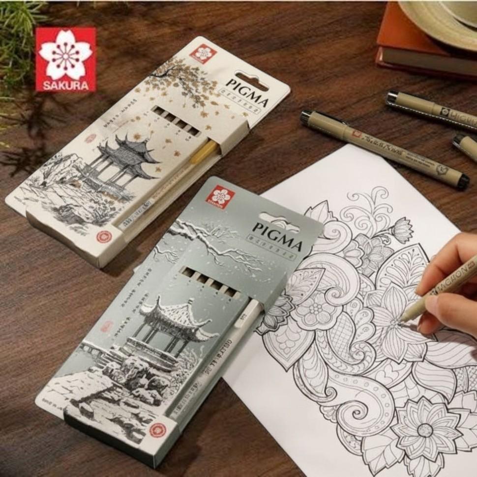 Sakura Pigma Micron + Gelly Roll Pen Set