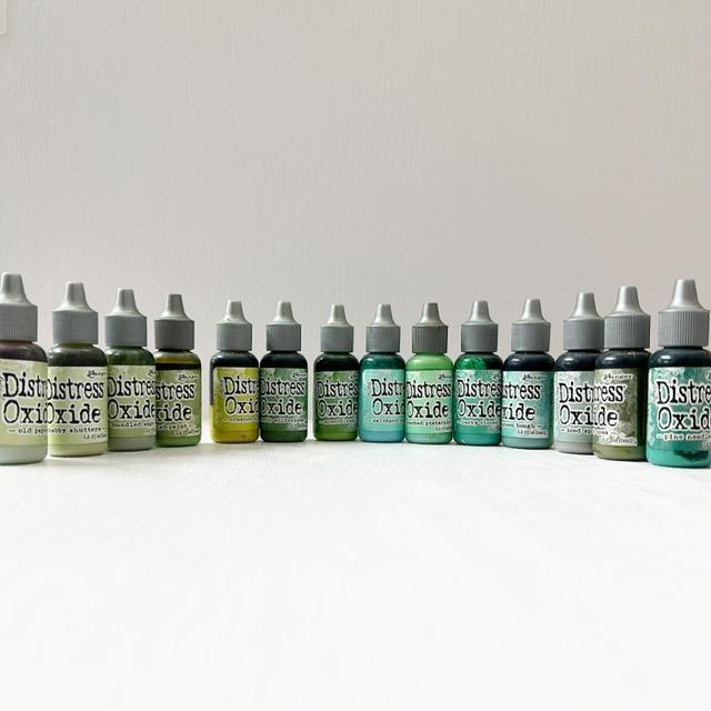 Ranger Ink Tim Holtz Distress Oxide Reinkers - Greens - Image 2