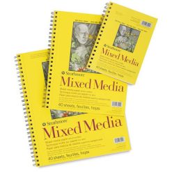 Strathmore 300 Series Mixed Media Pads (For Wet and Dry Media)