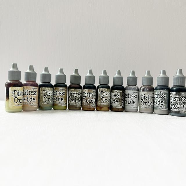 Ranger Ink Tim Holtz Distress Oxide Reinkers - Browns, Greys, Black - Image 2
