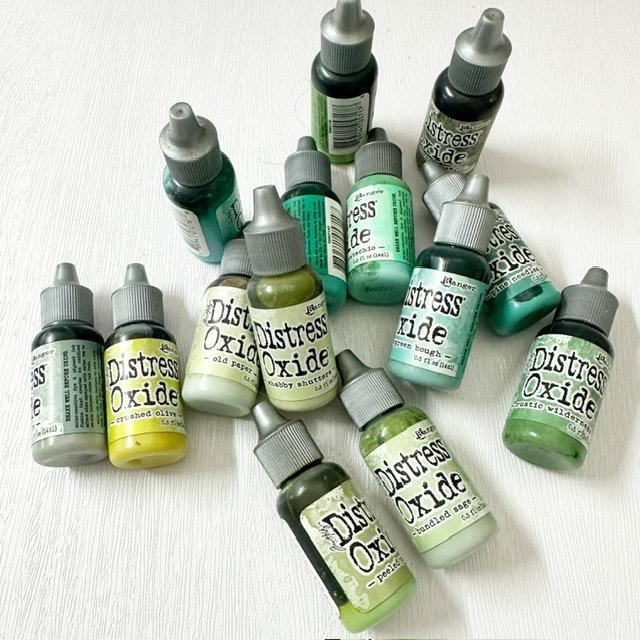 Ranger Ink Tim Holtz Distress Oxide Reinkers - Greens - Image 3