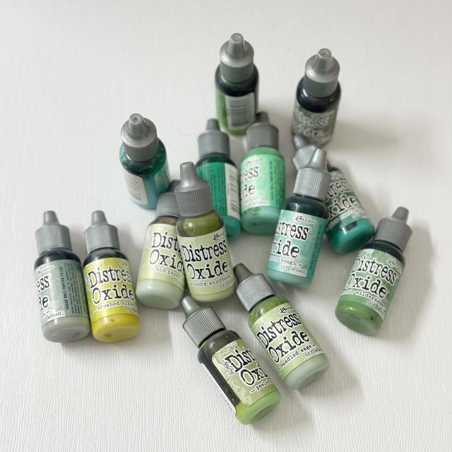 Ranger Ink Tim Holtz Distress Oxide Reinkers - Greens - Image 4
