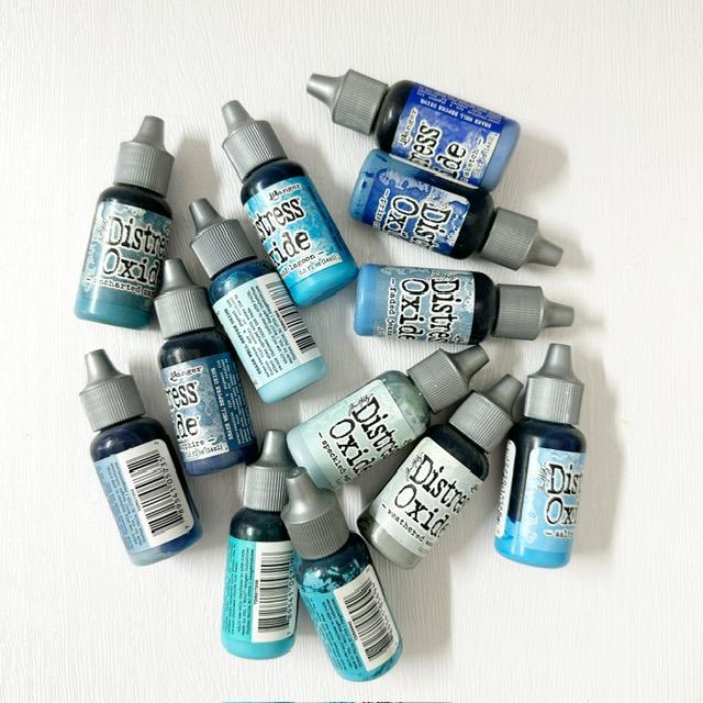 Ranger Ink Tim Holtz Distress Oxide Reinkers - Blues - Image 2