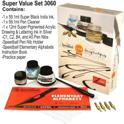 SPEEDBALL LETTERING/CALLIGRAPHY-SUPER VALUE CALLIGRAPHY SET