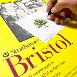 Alternative view of Strathmore 300 Series Bristol Smooth Tape Bound - 9x12 (Heavyweight Drawing Paper)