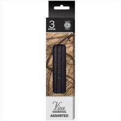 Pentalic Assorted Vine Charcoal 3 Sticks